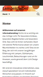 Mobile Screenshot of blog.lampen-lee-berlin.de