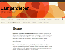 Tablet Screenshot of blog.lampen-lee-berlin.de
